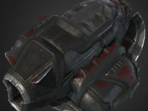 game-ready pirates spaceship 3D Model