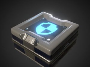 sci-fi powerups set Modèle 3D
