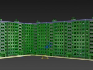 building 01 wks style Model 3D