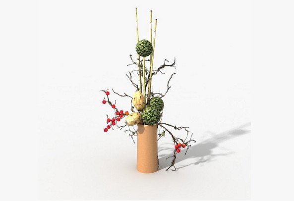flower decoration wks style 3Dモデル .c4d .max .obj .3ds .fbx .stl .blend 