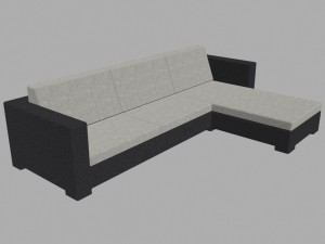 sofa low poly 3D 모델