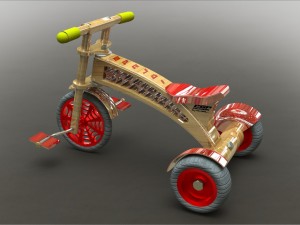 childrens bike 3D मॉडल