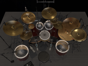 primordo drumkit Model 3D