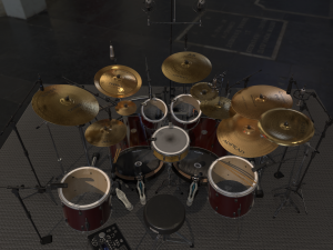 primordo drumkit 3D 模型