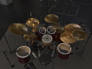 примордо барабанна установка 3D Модель