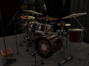 primordo drumkit 3D 模型
