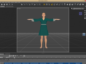 genesis 3 dress model for merchants 3D Модель
