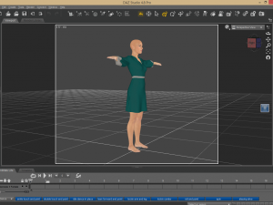 genesis 3 dress model for merchants 3D Модель