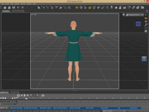 genesis 3 dress model for merchants 3D Модель