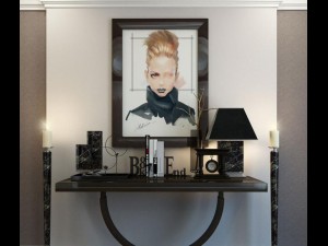 set of decorative art deco 3D 模型