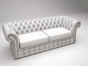 chester sofa 3D 模型