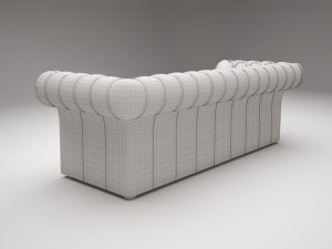 chester sofa 3D 模型