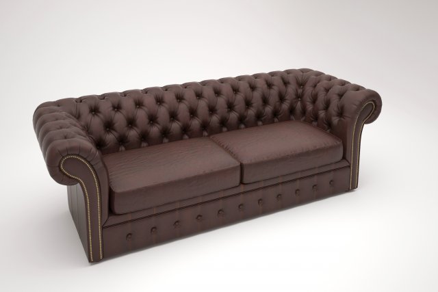 chester sofa 3D 模型 .c4d .max .obj .3ds .fbx .stl .blend 