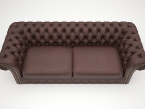 chester sofa 3D 模型