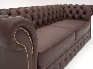 chester sofa 3D 模型