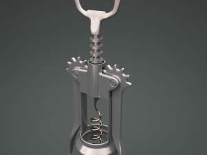 corkscrew 3D मॉडल