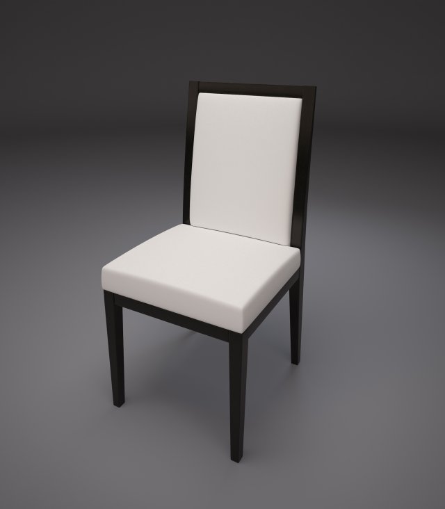 dining chair 3D Model .c4d .max .obj .3ds .fbx .stl .blend 