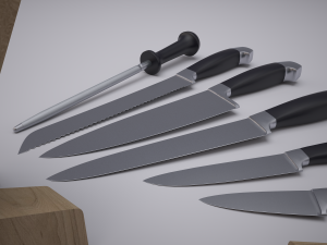stands for knives 3D 模型