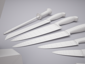 stands for knives 3D 模型
