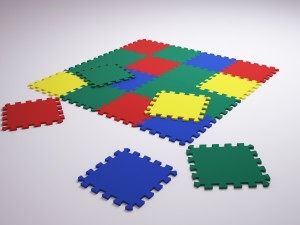 rug puzzle 3D 模型