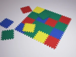 puzzle del tappeto Modello 3D