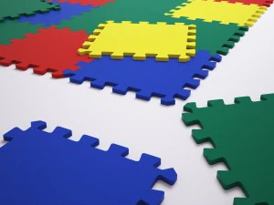 puzzle del tappeto Modello 3D