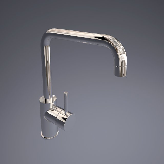 kitchen faucet schock fonos 3D Model .c4d .max .obj .3ds .fbx .stl .blend 