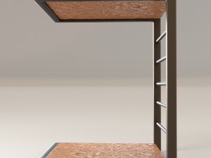 hookedfurniture accent table cork 3D मॉडल