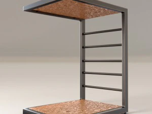 hookedfurniture accent table cork 3D Model