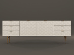 audrey media console 3Dモデル
