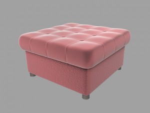 pouf 3D 模型