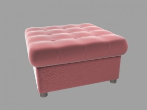 pouf 3D Модель