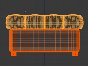 pouf 3D Модель