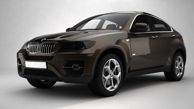 bmw x6 3D 모델 .c4d .max .obj .3ds .fbx .stl .blend 