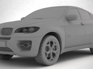 bmw x6 3D 모델