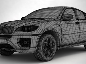 bmw x6 3D 모델