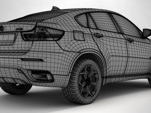 bmw x6 3D 모델