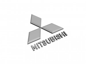 mitsubishi logo Modelo de impresión 3D