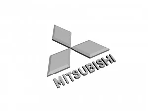 mitsubishi logo 3D Print Model