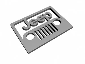jeep logo 3D Print Model