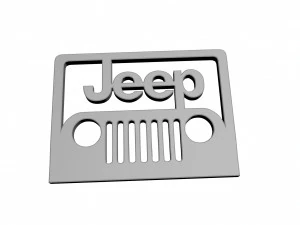 jeep logo 3D Print Model