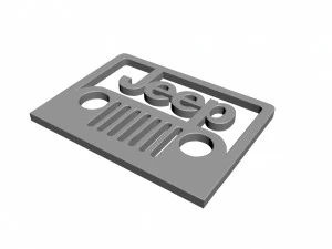 jeep logo 3D Print Model