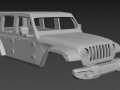 jeep wrangler unlimited 2019 body for print 3D printmodel