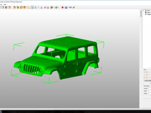 jeep wrangler unlimited 2019 body for print 3D-printmodel