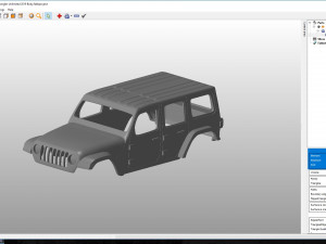 jeep wrangler unlimited 2019 body for print 3D-printmodel