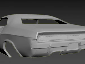 dodge challenger 1970 3D Print Model