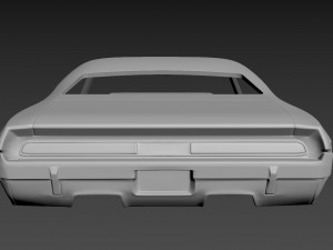 dodge challenger 1970 3D-Druckmodell