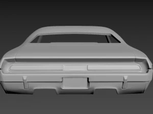 dodge challenger 1970 3D Print Model