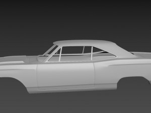 plymouth road runner 1969 3D 打印模型