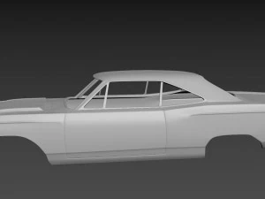 plymouth road runner 1969 3D Print Model